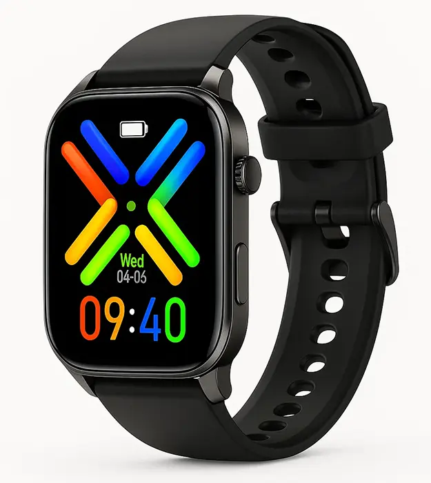 NexWatch X9 crni muški pametni sat sa silikonskom narukvicom i HD ekranom