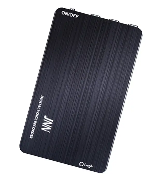 Diskretni digitalni diktafon u crnoj boji sa 32 GB memorije, model u obliku USB eksternog diska