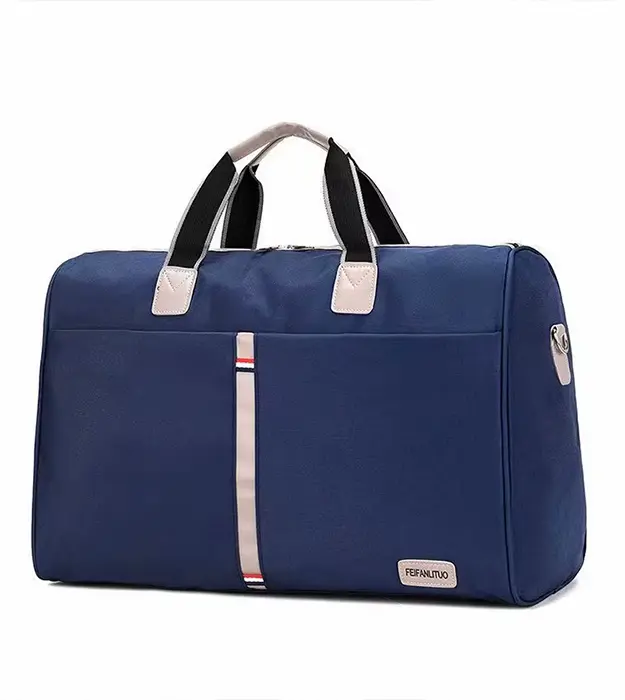 Traveline Marine – elegantna plava putna torba od Oxford materijala sa sivo-crnim ručkama